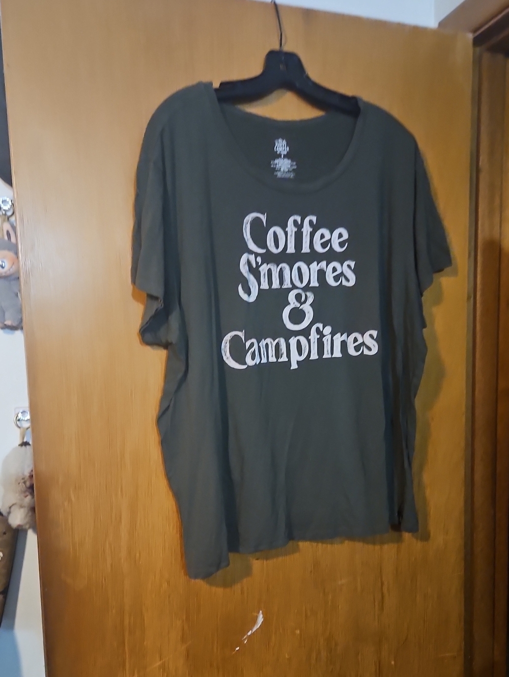 torrid Olive Green 'Coffee S'mores & Campfires' Graphic Tee - Size 3